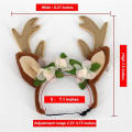 Cute Elk Christmas Cat Dog Hat Headwear